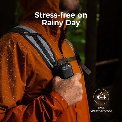 Miniatura 9 de OCOOPA Calentadores de manos magnéticos recargables, paquete de 2, calentador de manos eléctrico estilo tarjeta, 5000 mAh, calentador de manos