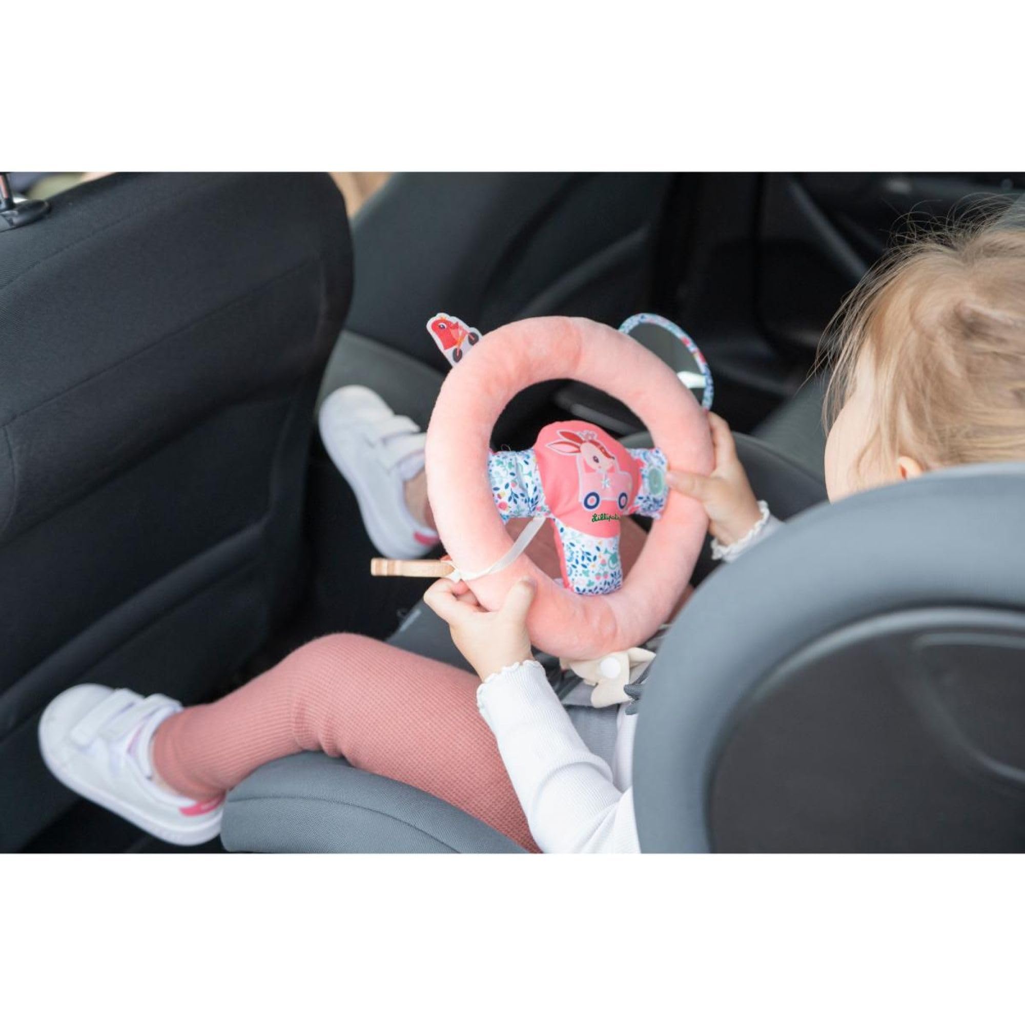 Lilliputiens - Volante per bambini Stella - Giocattolo di simulazione di guida per bambini - Volante removibile da fissare sul seggiolino auto - Stimola l’immaginazione - Dai 18 mesi - 83511