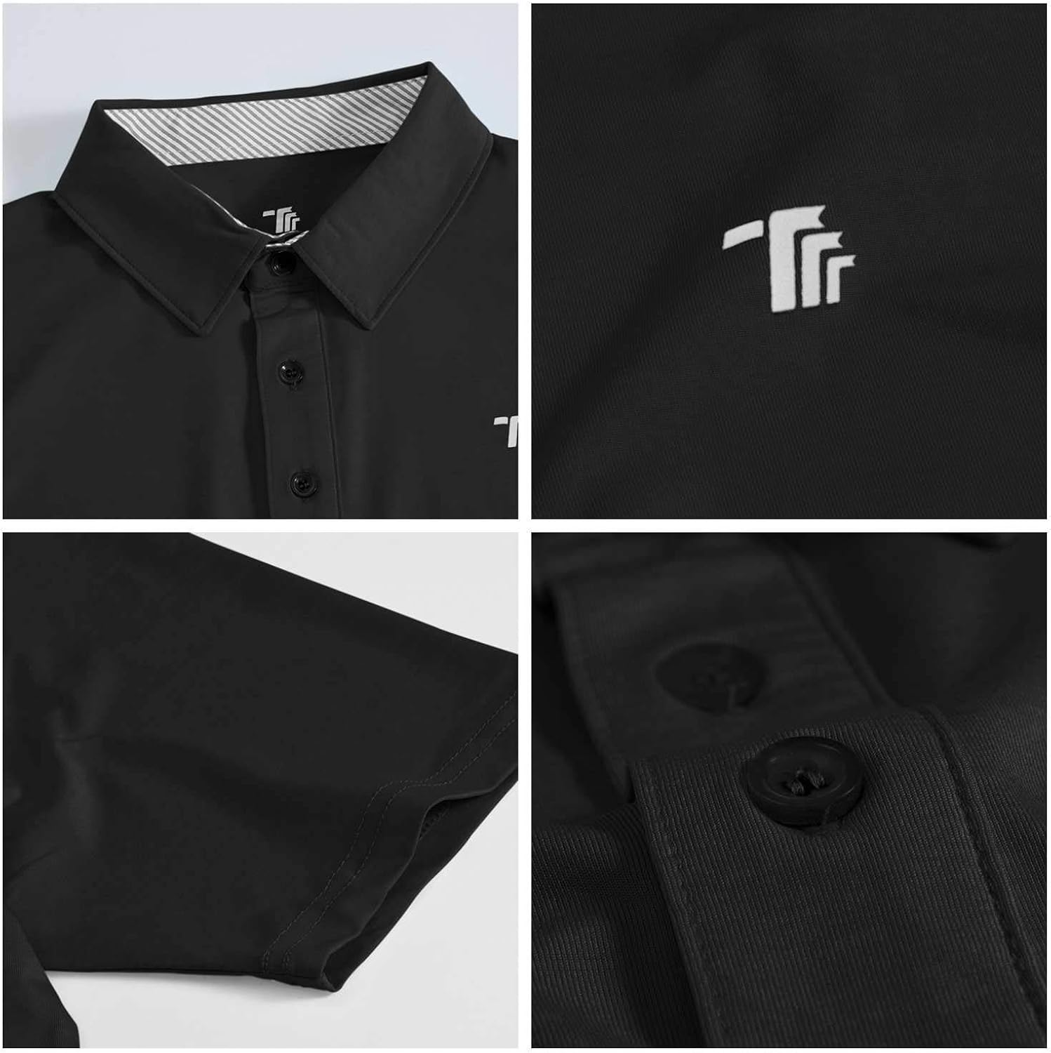 Rdruko Men's Quick Dry Golf Shirts Lightweight Collared Short Sleeve Polo Shirts