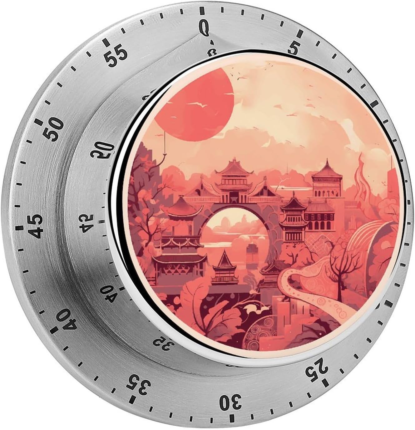 Stainless Steel Mechanical Kitchen Timer, Sturdy Digital Timer