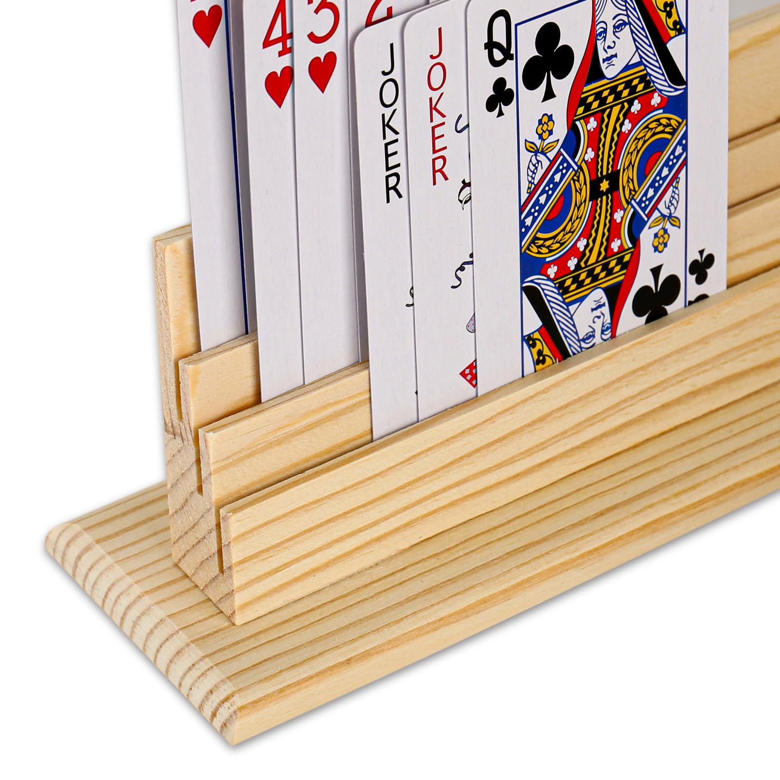 SGYKJ Lot de 2 Porte-Cartes pour Enfants, Porte-Cartes à Jouer, Porte-Cartes à Jouer en Bois, Support de Cartes à Jouer en Bois pour Porte-Cartes Enfants Adultes Seniors SGYKJ Lot de 2 Porte-Cartes pour Enfants, Porte-Cartes à Jouer, Porte-Cartes à Jouer en Bois, Support de Cartes à Jouer en Bois pour Porte-Cartes Enfants Adultes Seniors