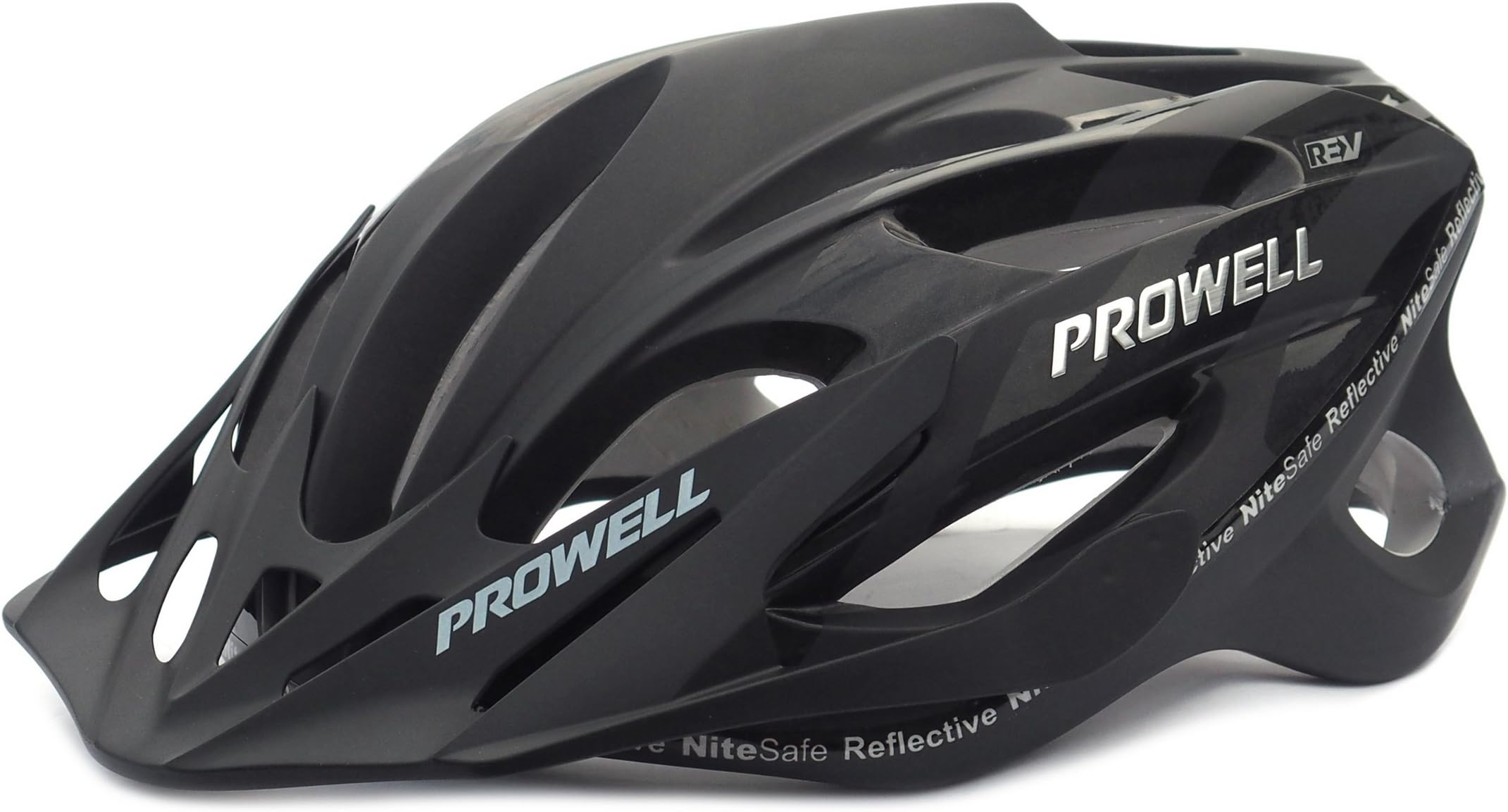 Prowell Vipor F59R Bicycle Helmet, Edge Schwarz, Large