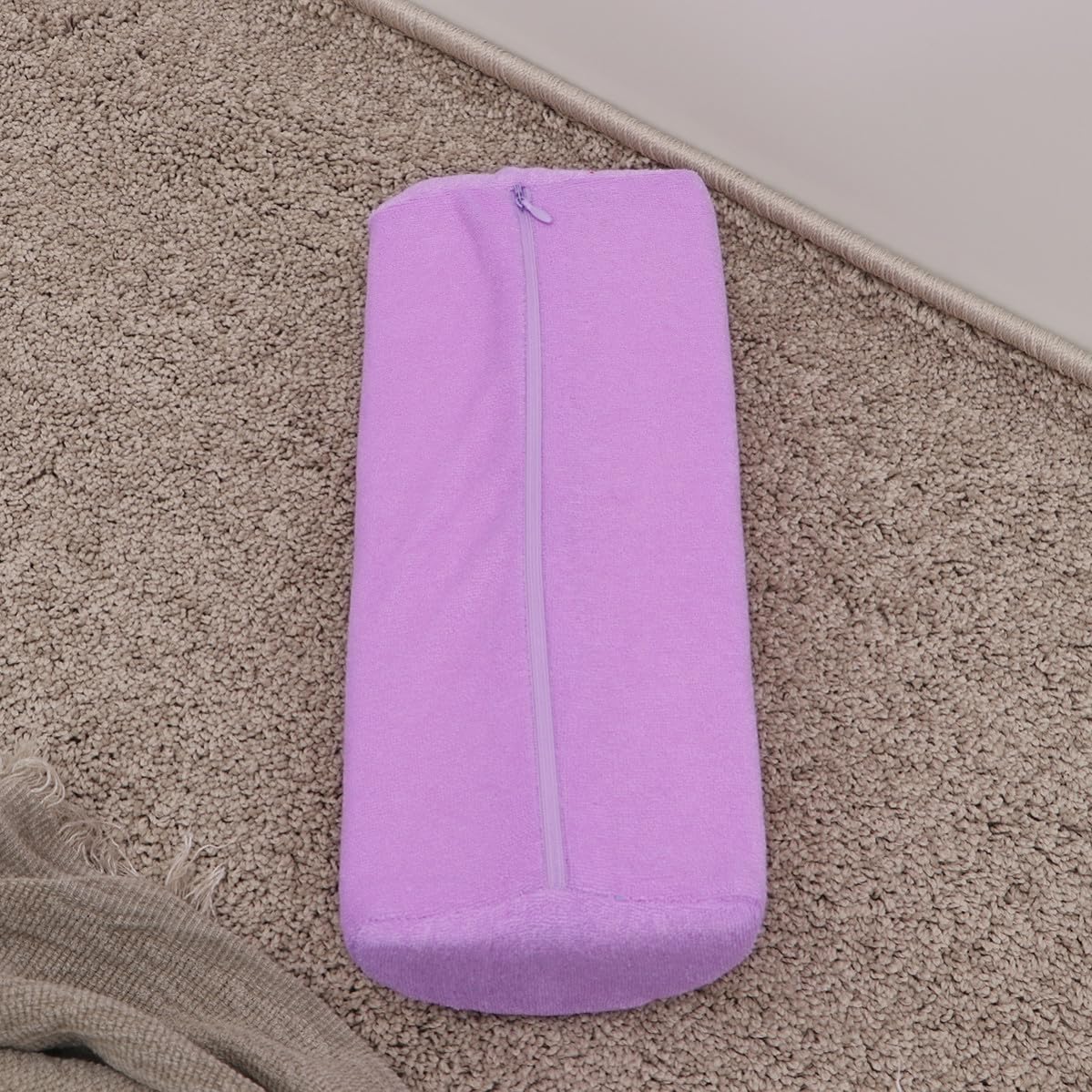 Lavender Plush Manicure Hand Pillow Wrist Cushion Pad for Salons