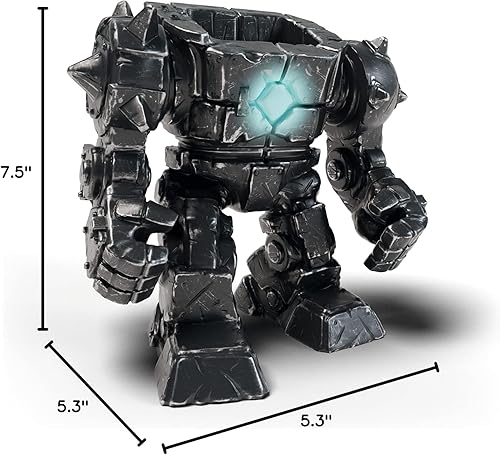 Vista 6 de Schleich Eldrador - Robot monstruo de juguete de 3 piezas para niños y niñas a partir de 7 años, mini criaturas Eldrador Shadow Ice Robot, multicolor