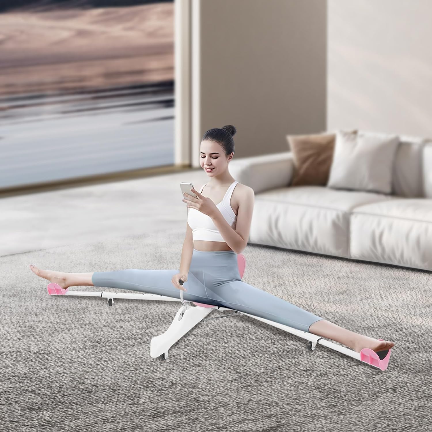 Leg Stretcher Split Machine for Flexibility, Leg Stretcher Machine to Improve Flexibility and Quality of Stretching, Equipment Suitable for Ballet, Cheerleading Dance, Gymnastics and Other Sports