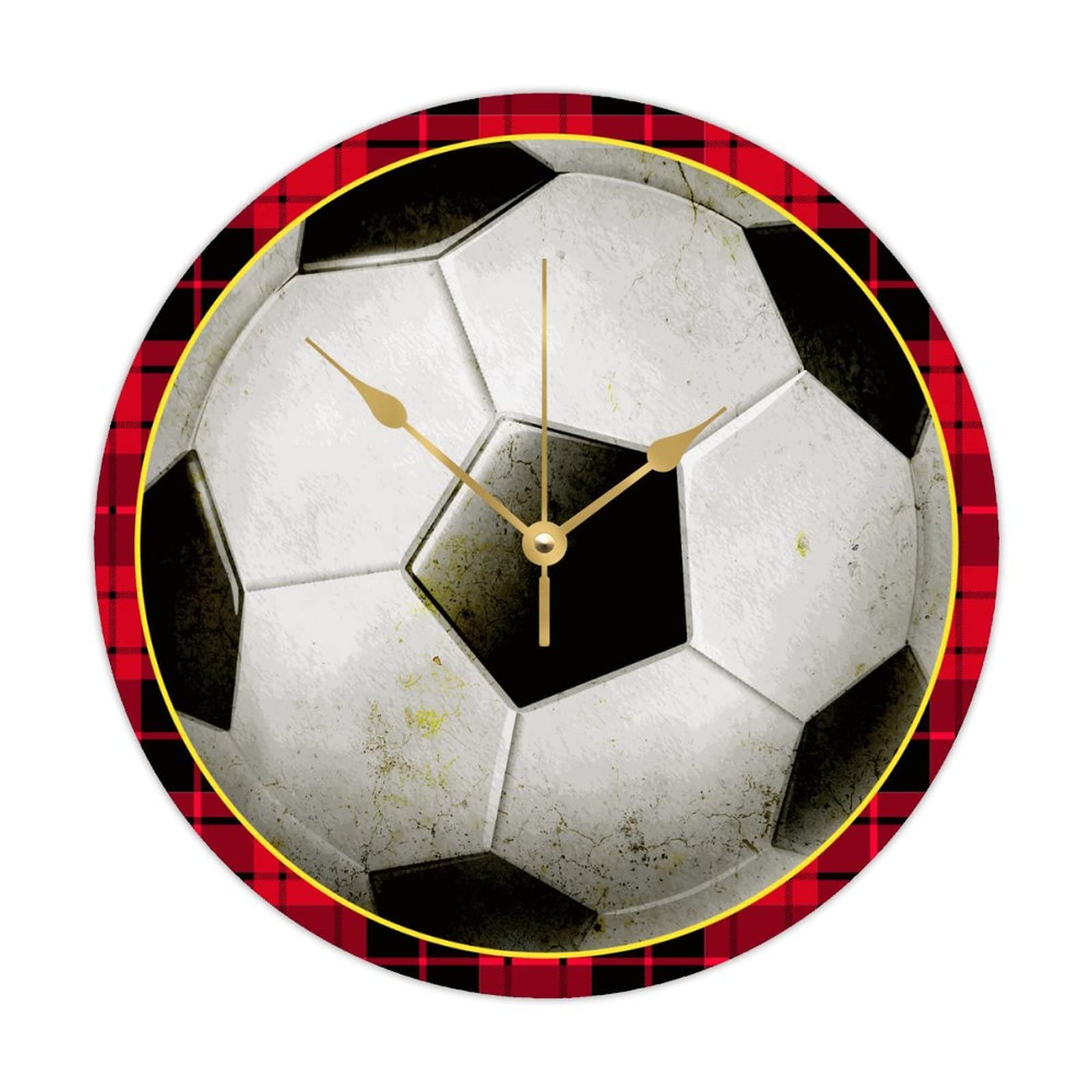 Horloge murale ronde en bois silencieuse pour resoudre les bruits de tic-tac