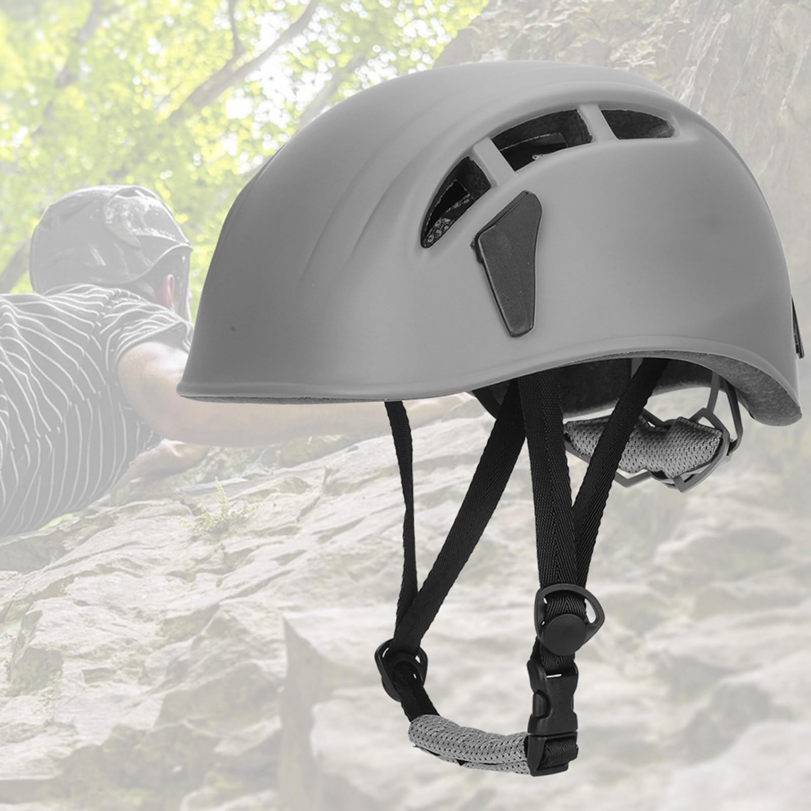 RiToEasysports Casque de sécurité, Casque de Protection de la tête de Sport de Plein air pour l'alpinisme, Le Patinage à roulettes, la spéléologie, Le Saut à l'élastique, Le Cyclisme