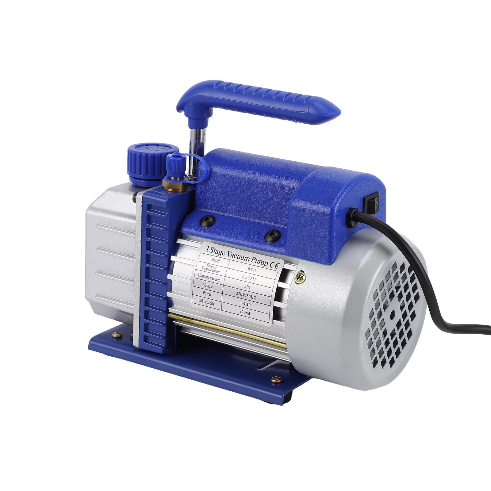 NexTech Handheld Vakuumpumpe Mit Kupfermotor - Integrierte Vakuumpumpe Für Kältemittel Wartung, Hochleistungs Bürstenloser Motor Für Klimaanlagen Und Kühlschrank Reparatur