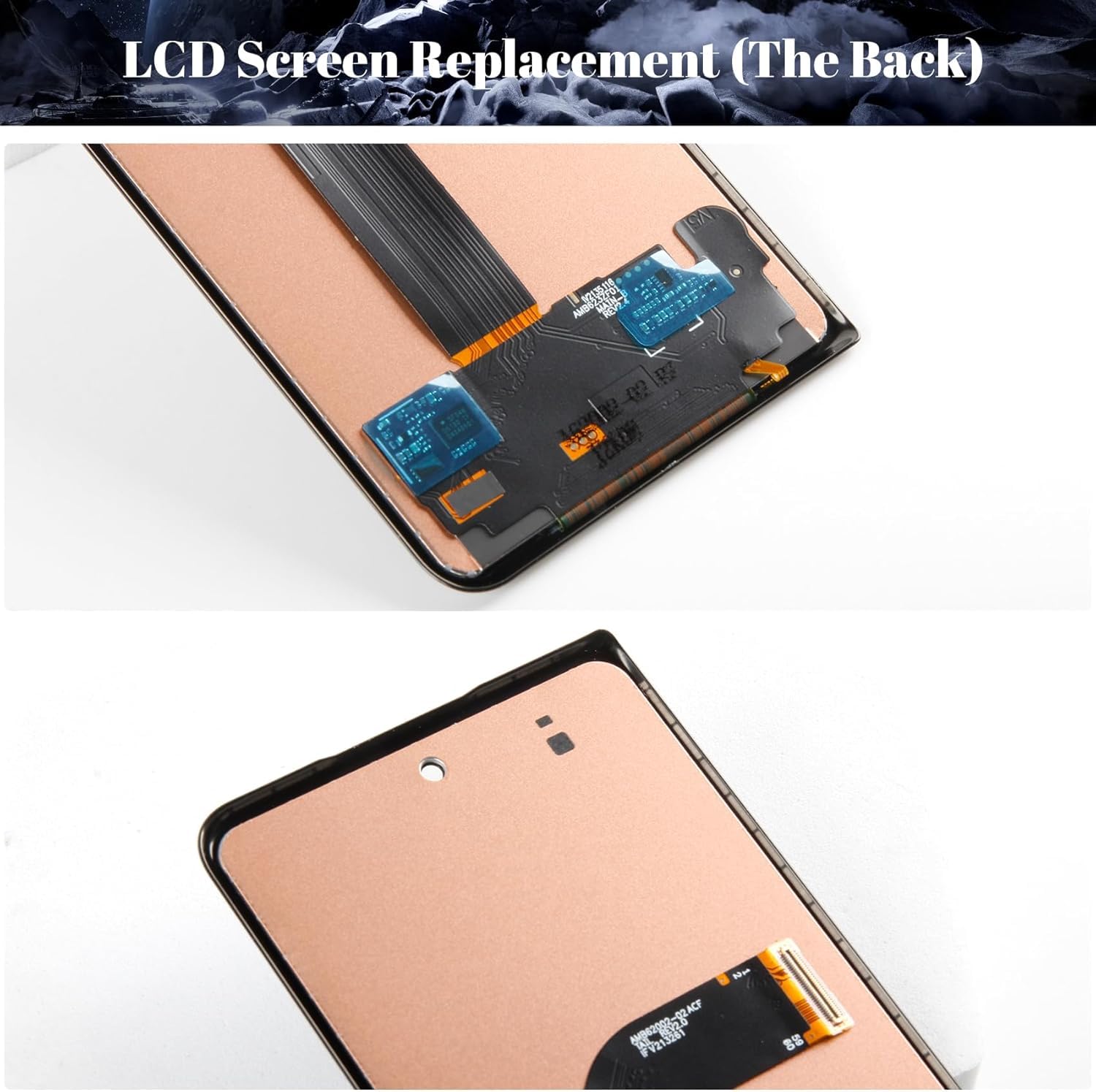 TFT Ersatzbildschirm für Samsung Galaxy Z Fold 3 5G Display für Samsung Fold 3 5G SM-F926B Digitizer Touchscreen Montage Reparatursets (kein Rahmen, Schwarz)
