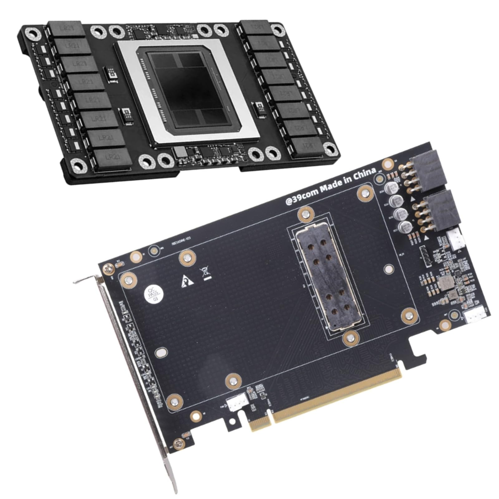 SXM2-auf PCIe X16-Adapterplatine mit Metallhalterung, 18, 3 cm