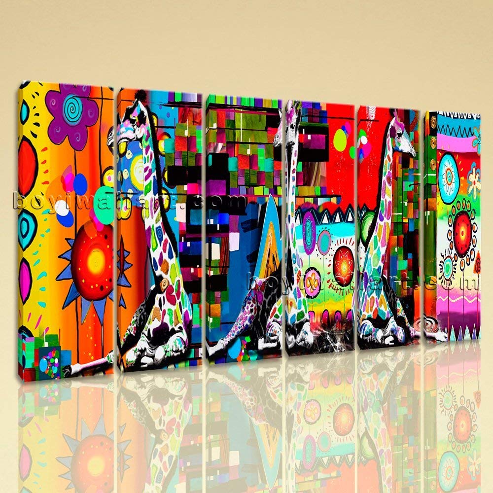 Large Contemporary Abstract Painting Print Canvas Art