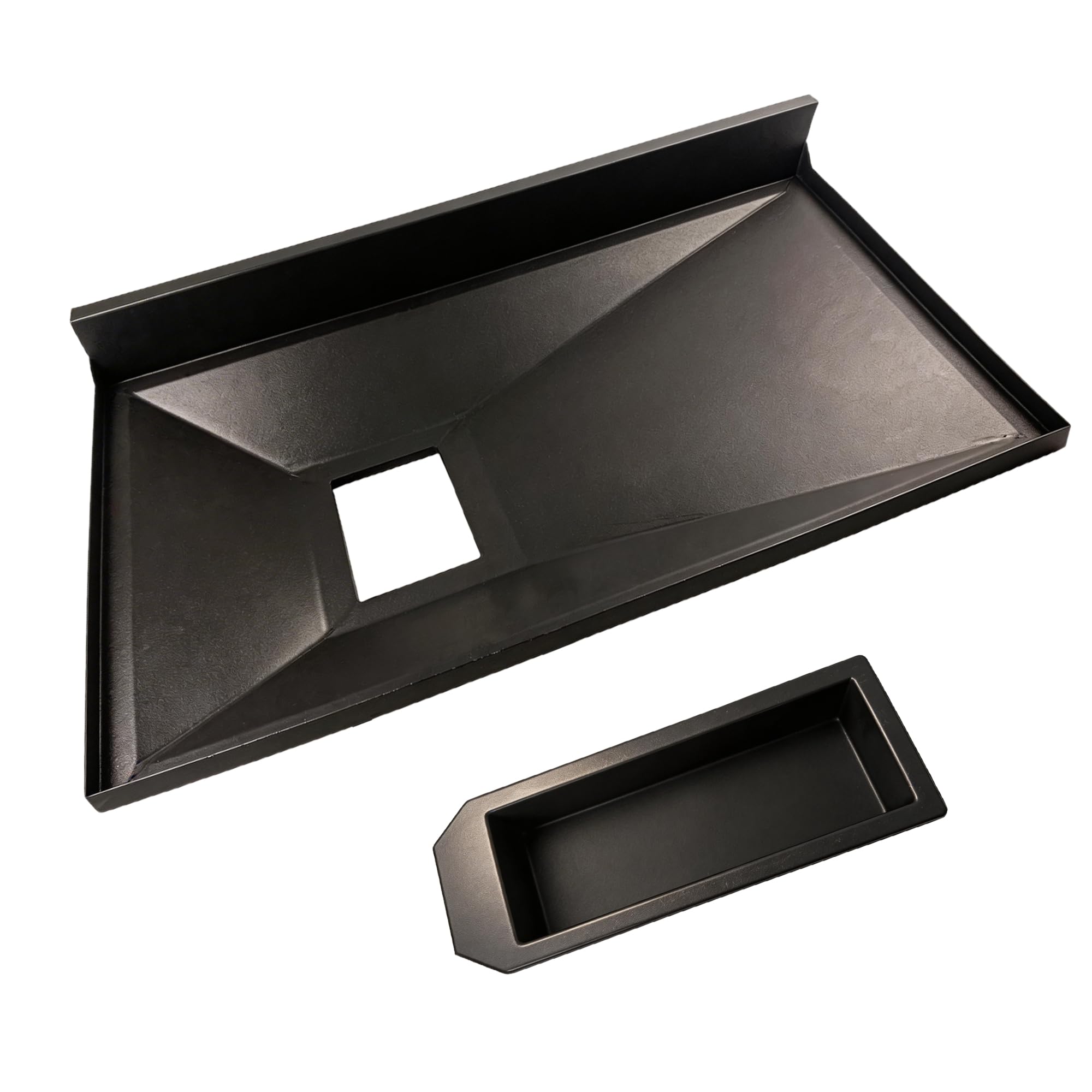 SUONA Grease Tray with Catch Pan for Masterbuilt Grill Replacement Parts, Grill Parts Drip Pans for Masterbuilt 9004190164 Bottom Tray Assembly Fits Gravity Series 560 MB20040220, MB20041020 Models