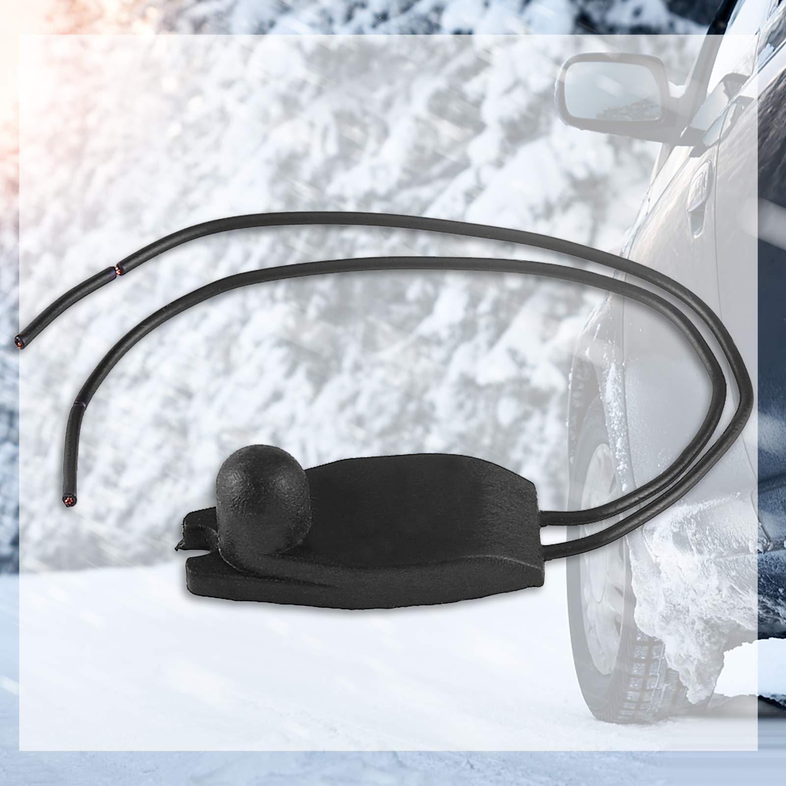 Czujnik Zewnętrzny, Czarne Lusterko Samochodowe, Auto Części Zamienne do PEUGEOT 206 207 208 306 307 407 Regulacja Powietrza w Samochodzie Chłodzenie i Ogrzewanie Auto Części