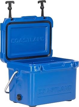 Coastland Bay Series Cooler Premium Everyday Use Insulated Rotomolded Cooler, Small Ice Chest for Tight Spaces, Soccer Games, Tailgates