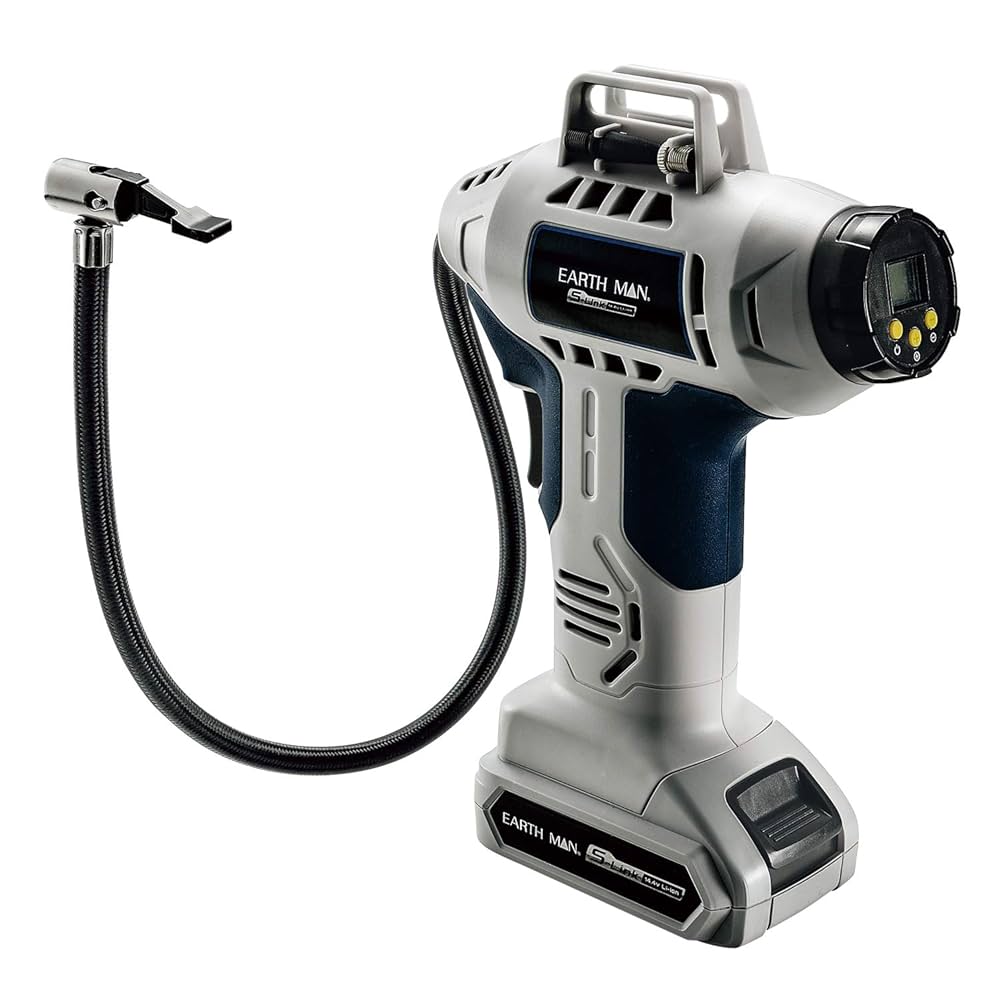 付属品セット★ハンディエアーポンプ S-Link 14.4Vハンディエアーポンプ AP-144LiA EARTH MAN 電気式