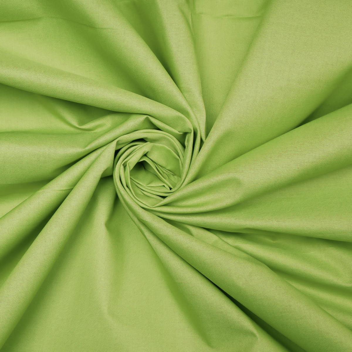 ladyline Plain Solid Cotton Lawn 3-Yards 44" inches Wide Cut Fabric Solid Dyed Material DIY Craft (108 x 44 inches, Lyril Green 3y) โ image 1