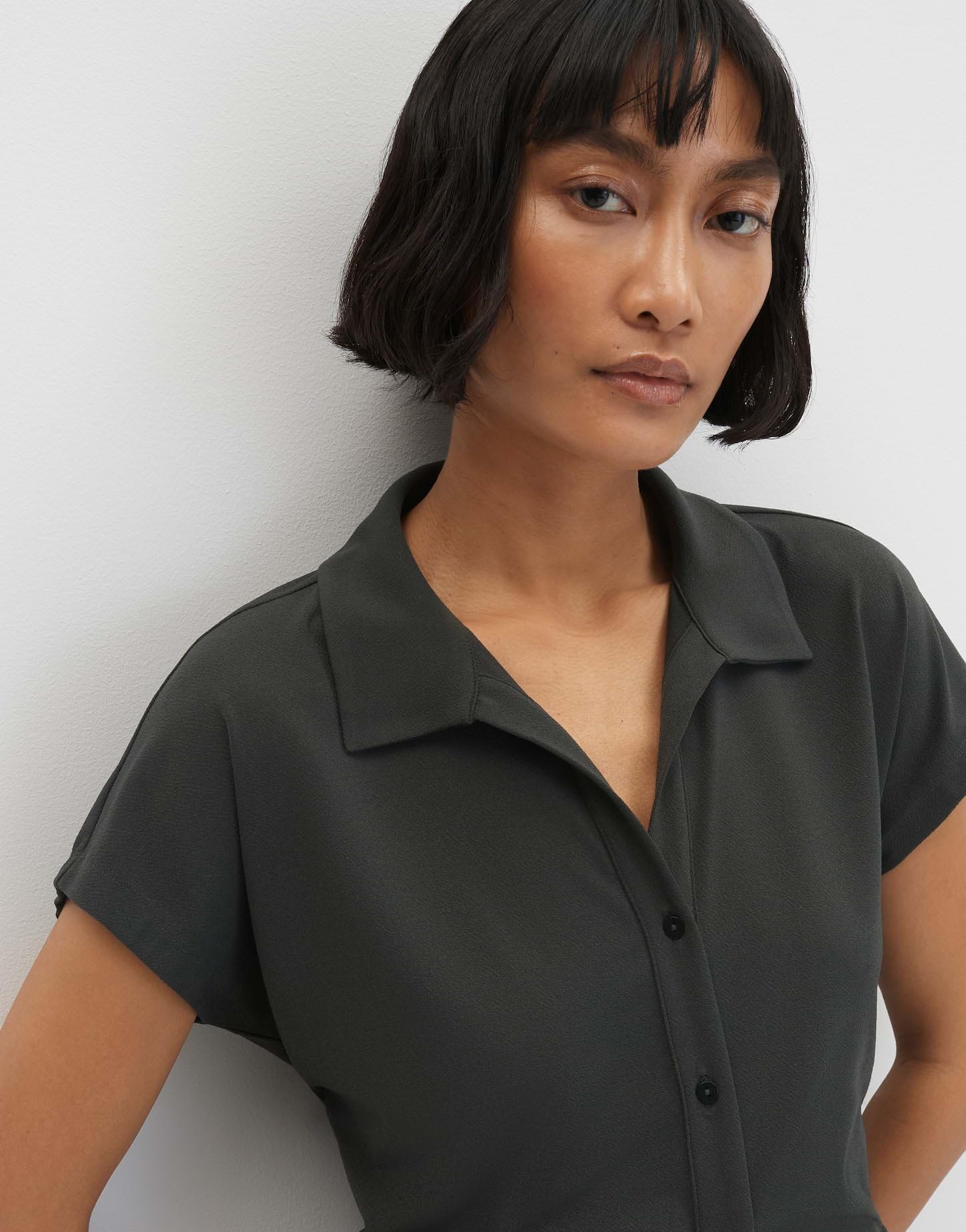 someday Damen Kurzarmshirt | Shirt aus knitterarmen Jersey Regular Fit