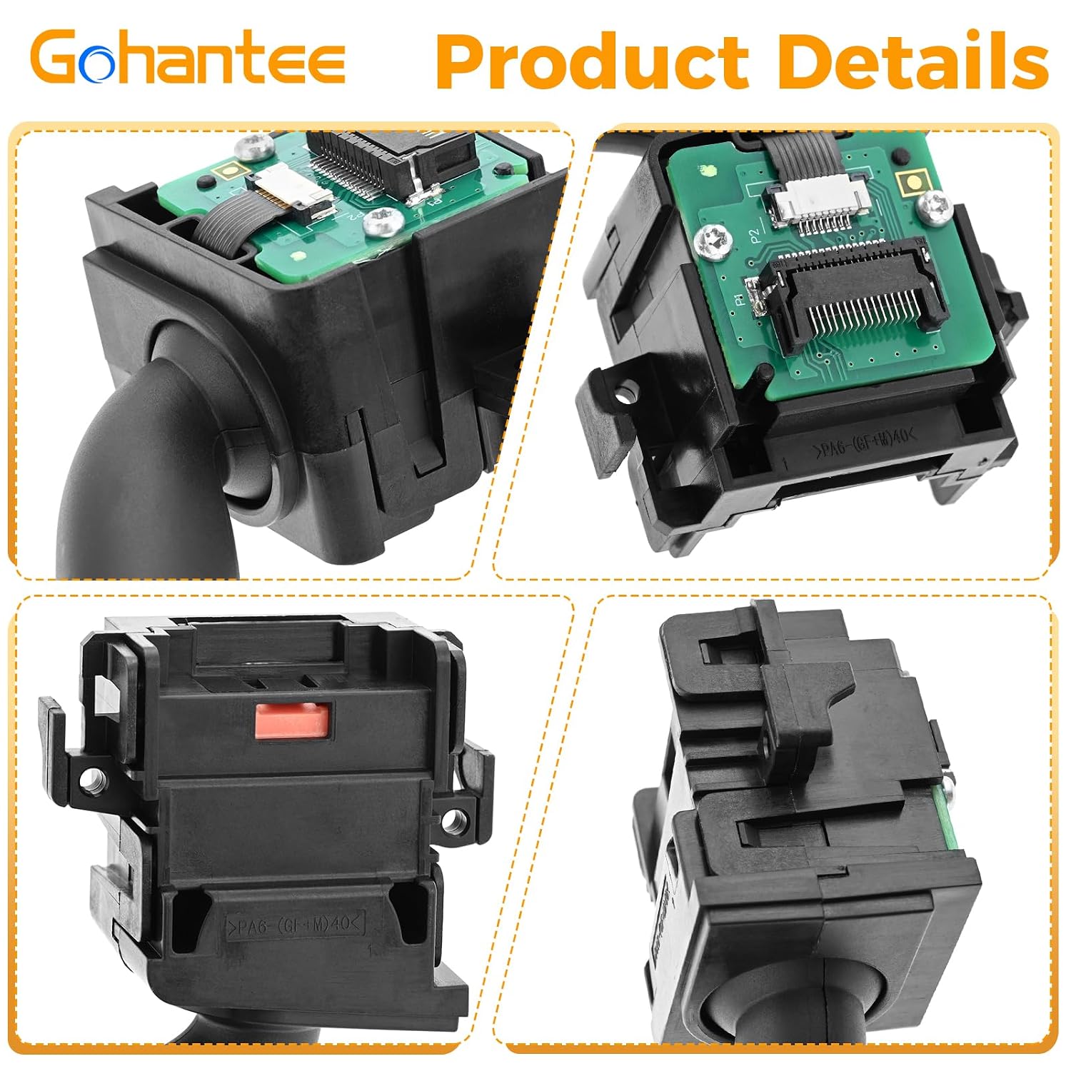 gohantee SW7016 Turn Signal Switch, Multi-Function Windshield Wiper Switch Compatible with 2013-2019 Ford F150 F250 F350 F450 F550 Super Duty Taurus, Replace EC3Z13K359AA CBS2272 SW7016