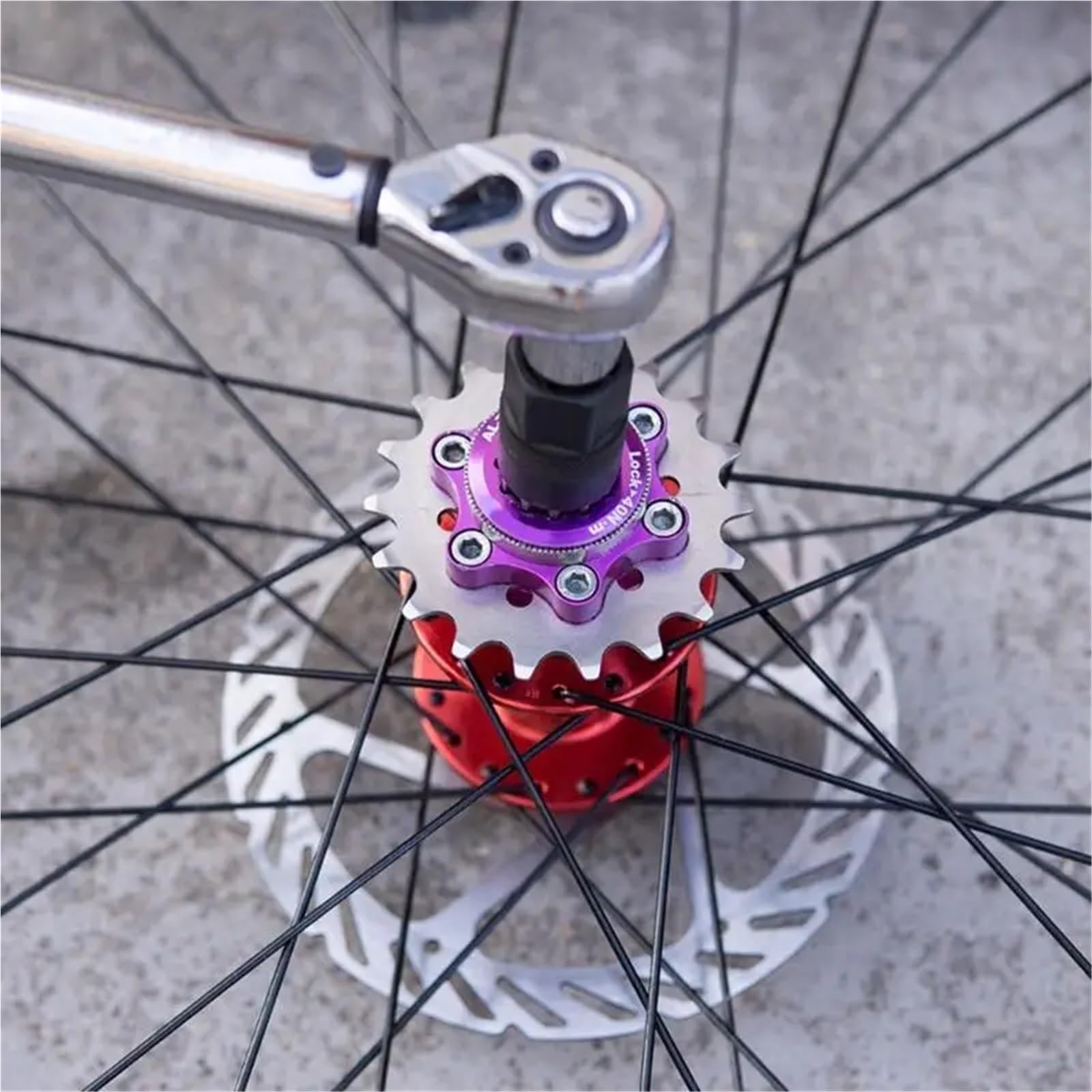 Kaseta Rowerowa A2UF Mountain Bike Freewheels Wysoka wytrzymałość Single Speed ​​Flywheel Stalowe rowery Kasety Rower zębaty(20T)