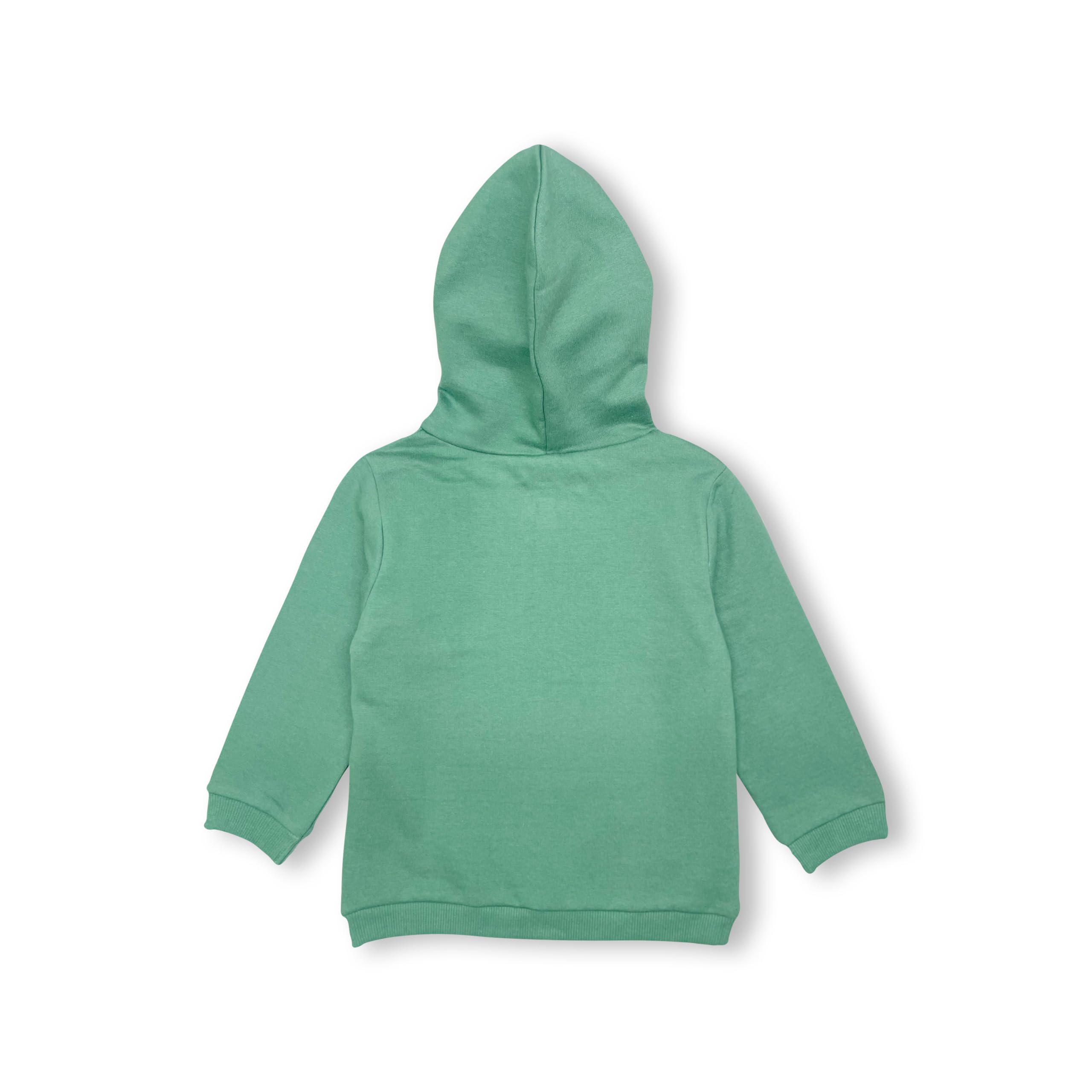 YUV Baby Boys & Girls Cotton Fleece Winter Wear - Pack of 2 Multicolor Hooded Relaxed Fit Sweatshirt (12-18 Months)