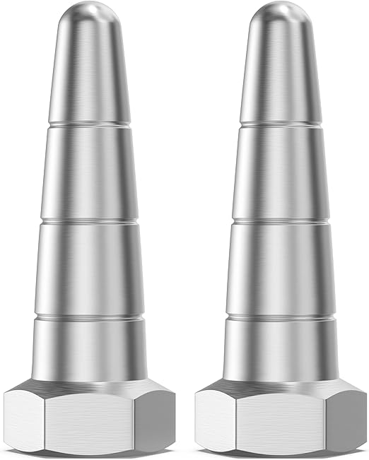 Replacement Prongs 1-Inch Stainless Steel Contact Points Compatible with E-Collar Technologies Remote Training Dog Collars ET-300/ET-400/ET-800/ME-300/FT-330/EZ-900/PE-900/UL-1200 - Made in USA