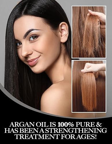 Vista 58 de Ethereal Nature Mezcla de aceite para el cabello 99% natural de ricino negro jamaicano 2.5 fl oz, transparente