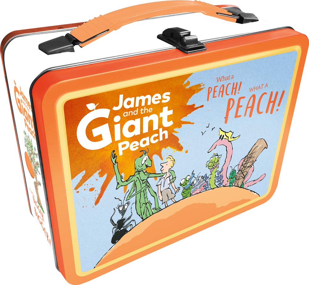 AQUARIUS Dahl- James Fun Box - Sturdy Tin Storage Box with Plastic Handle & Embossed Front Cover - Officially Licensed Roald Dahl Merchandise & Collectible Gift for Kids, Teens & Adults