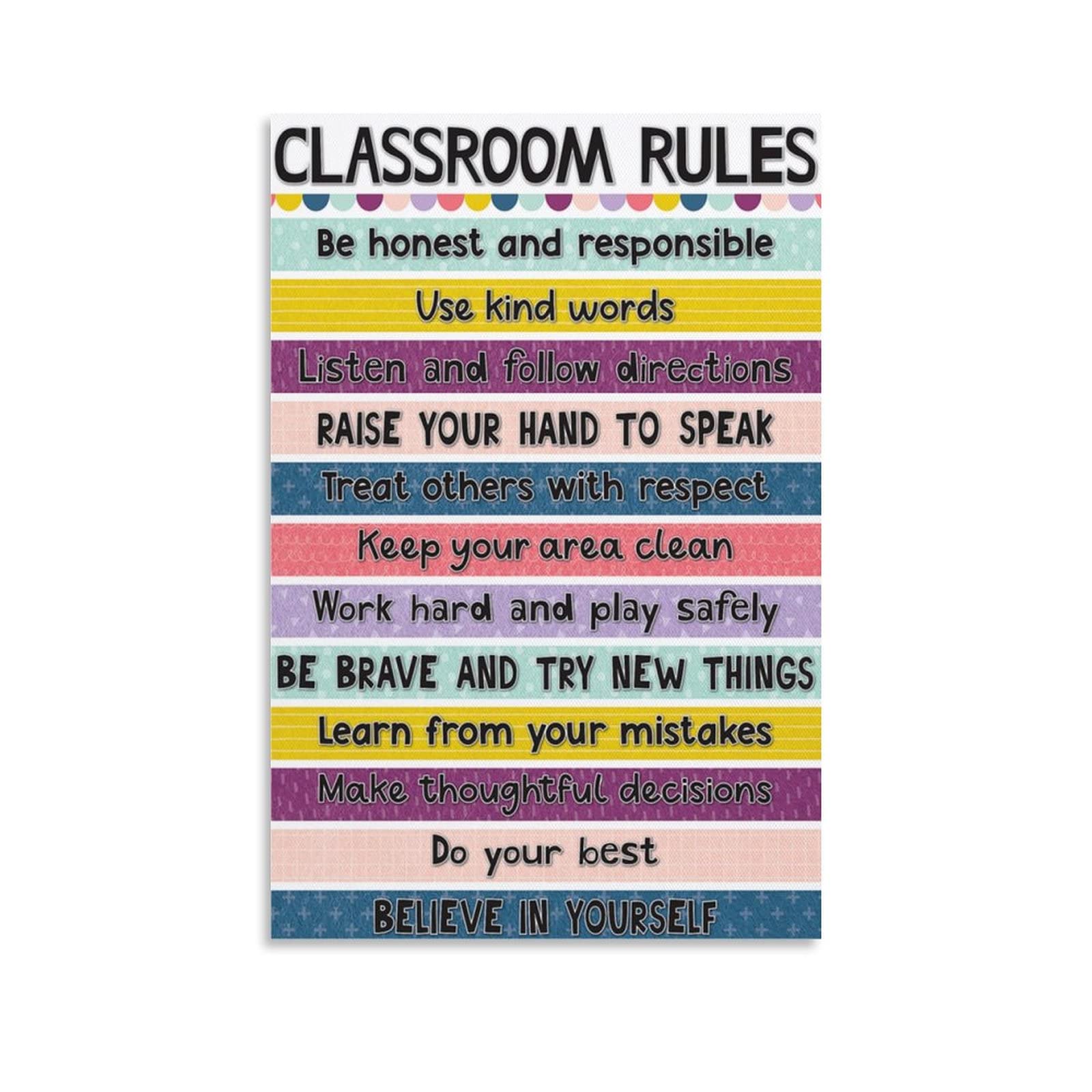 Buy Educational Classroom s Classroom Decor Educational Wall Art s Oh ...