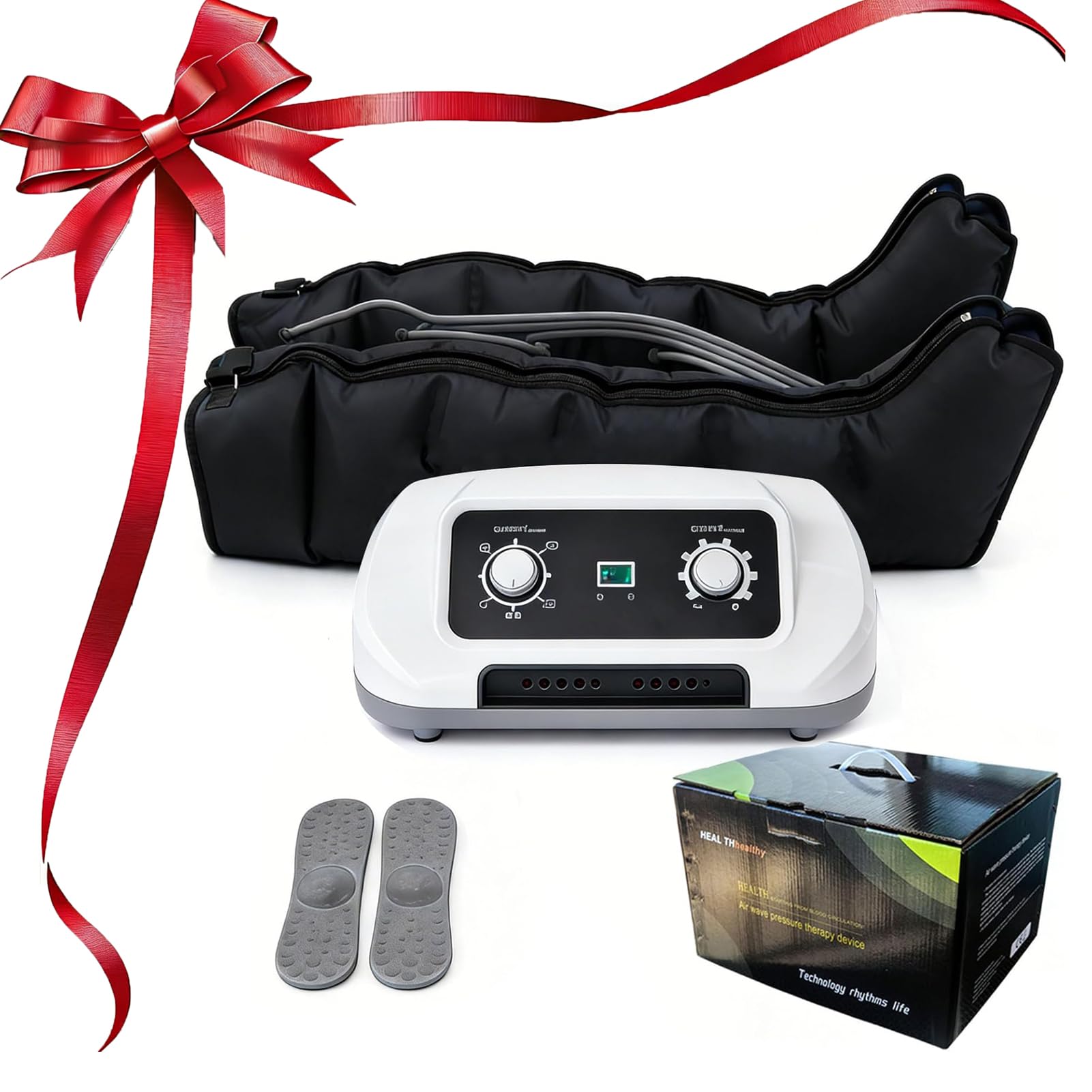 Botas Compresion Presoterapia, 6 Cavidades Botas Presoterapia Piernas Y Abdomen, Eficacia Profesional,Favorece Una Mejor CirculacióN,Alivia Dolor Muscular