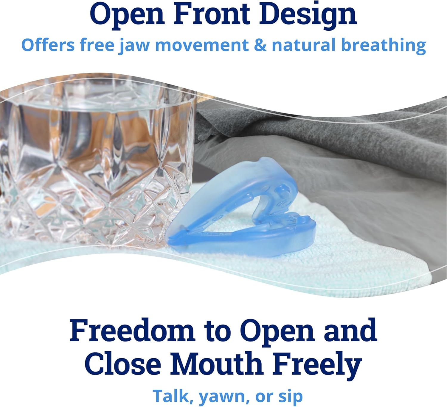 ZQuiet Anti-Snoring Starter Pack with 2 Mouthpieces, Complimentary Storage Case – FDA-Cleared Snore Stopper for Men & Women, Adjustable Comfort, BPA-Free, Non-Invasive, Sleep Aid for Snoring