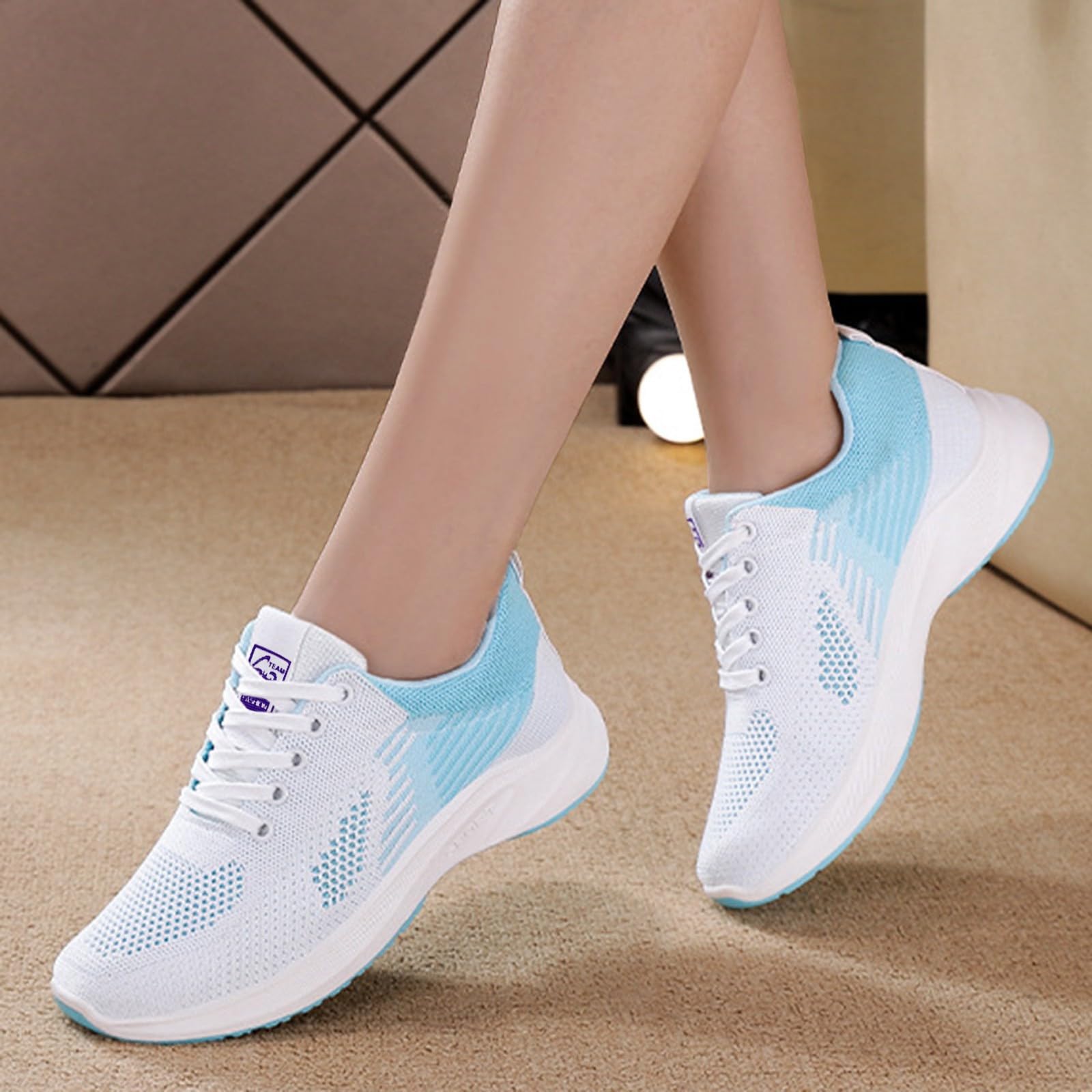 Zapatillas de mujer de verano, plataforma de red, cómodas y elegantes