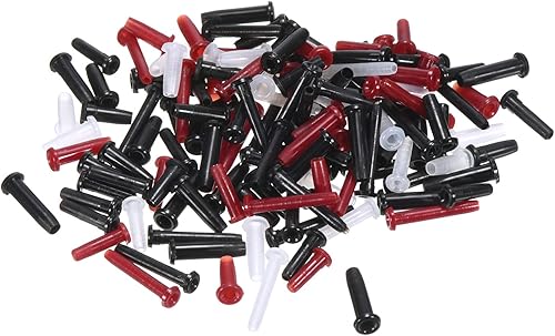 Miniatura 1 de PATIKIL Ojales de raqueta de bádminton, ojales de nailon, accesorios de cuerda de repuesto, herramienta de reparación, multicolor