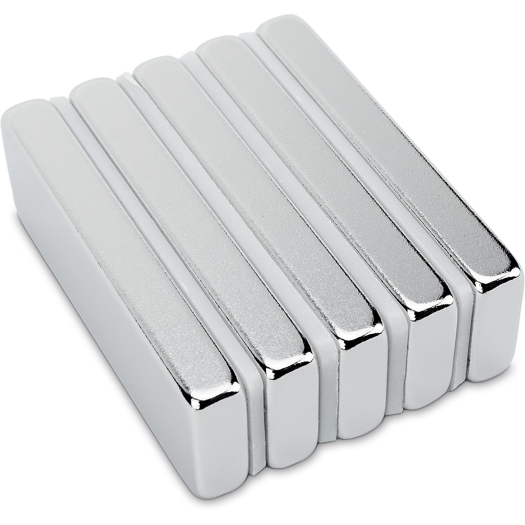 Sensei 5 sztuk Magnes neodymowy prostokątny 30x10x4 mm, bardzo mocne magnesy neodymowe sztabkowe 5,4 kg udźwigu