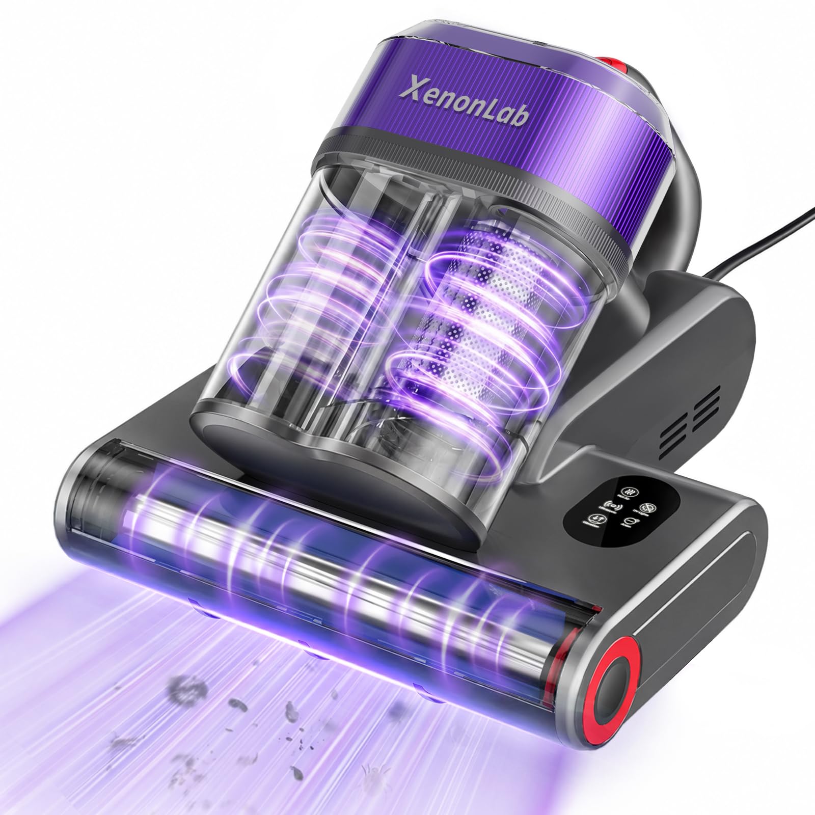 Photo 1 of XenonLab Mattress Vacuum Cleaner, 18000Pa Bed Vacuum Cleaner, 275nm UV-C Light & Ultrasonic 140°F Heat with High-Speed Deep Tapping, Versatile Handheld Vacuum for Bed, Sofa, Couch, Crib?Corded?