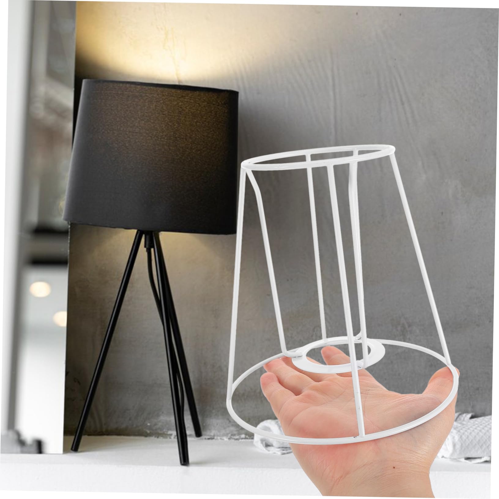 Amazon.co.jp: HOLIDYOYO ランプシェードDIYフレーム 金属製ライト