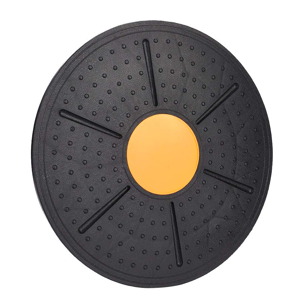 Wobble Balance Board,Stability Balance Disc for Adults Kids Fitness Yoga Training,Balance Cushion to Physical Therapy (Black-Orange) - Image 2