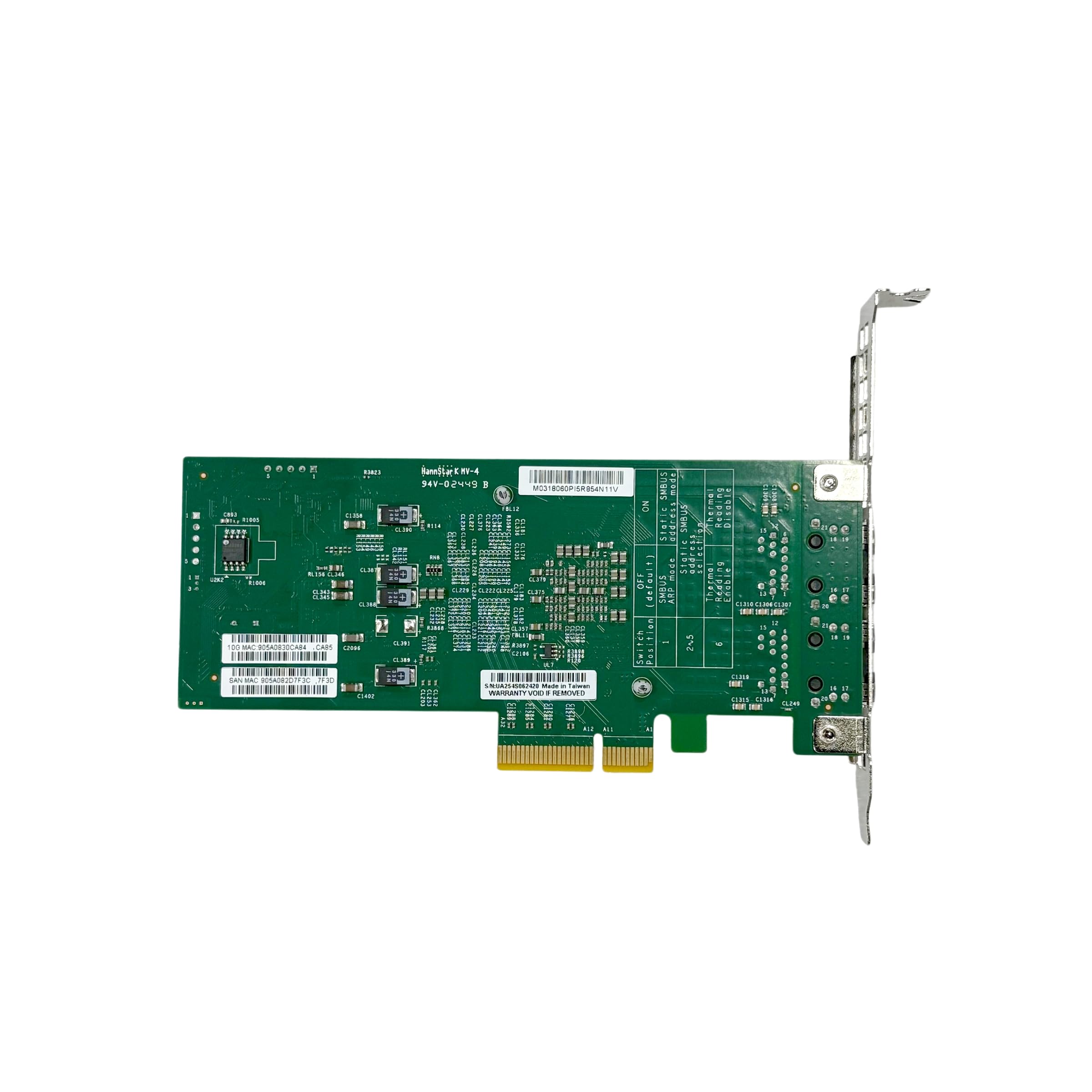 AOC-STGS-i2T X550-T2 Adaptateur réseau Intel convergé double port 10 GbE Ethernet PCI-Express x 4