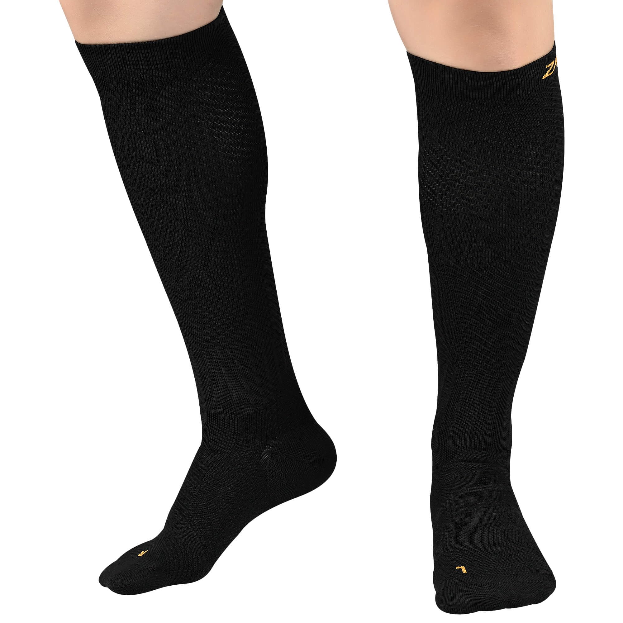 ZaTech Plantarfasziitis Kompressionsstrümpfe für Herren & Damen, Sport Kompressionssocken, Thrombosestrümpfe, 20-30 mmHg.