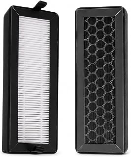 2Pcs HEPA+Activated Carbon Air Filter Kompatibel mit P2S/X2D für Bambulab, HEPA Aktivkohle Carbon Air Filterkartuschen Replacement für Bambulab P2S VOCs PM2.5 in 3D Drucker