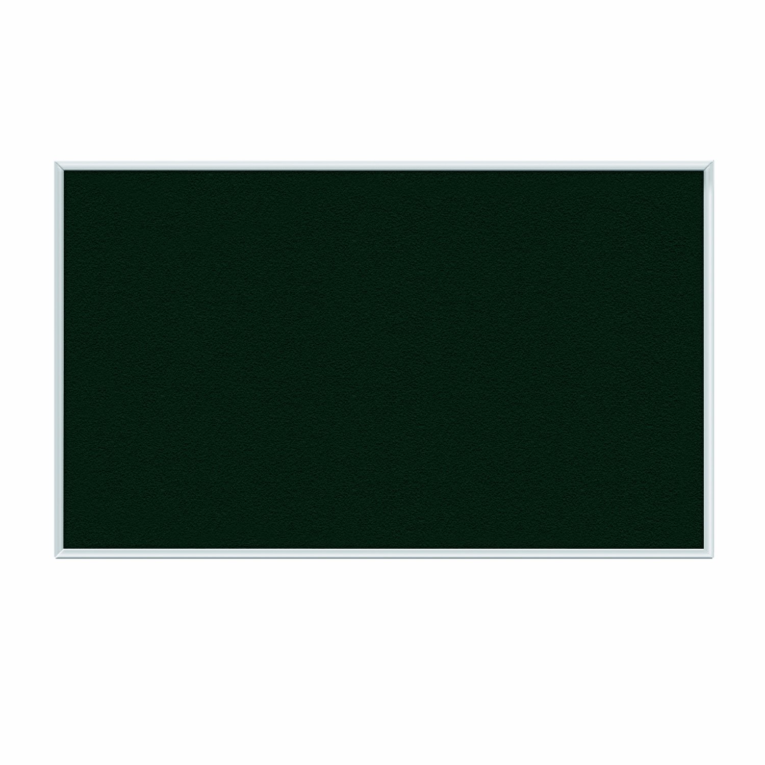 Ghent Ebony Vinyl Bulletin Board, 48.5" x 72.5", Aluminum Frame, Made in The USA