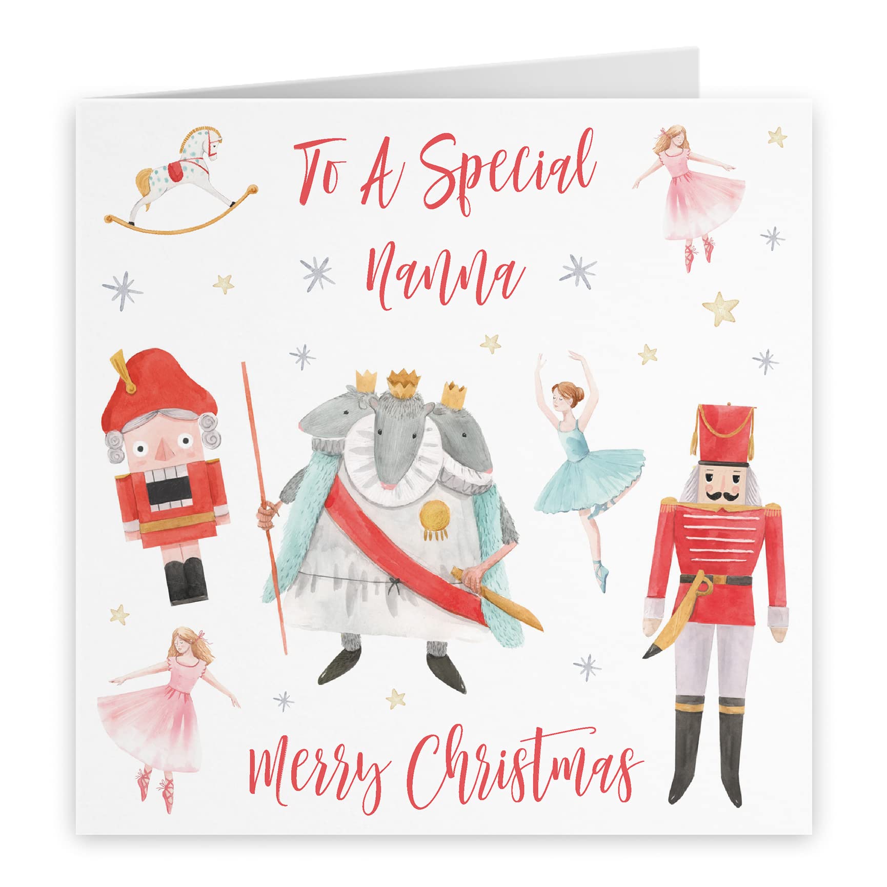 Hunts England - Nanna Christmas Card - To A Special Nanna - Merry Christmas - Nutcracker Collection - Fun Xmas Card (Nanna - Xmas) - Image 2