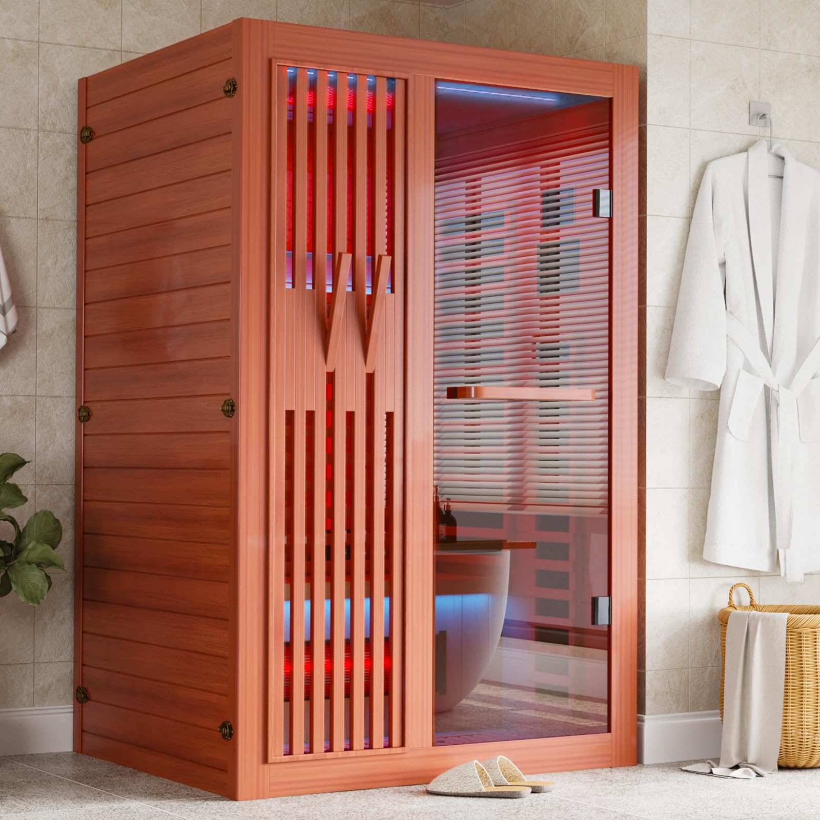 MEISSALIVVE Full Spectrum Sauna 1-2 Person