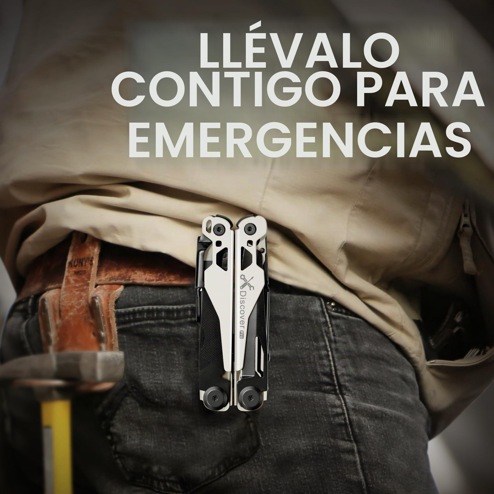 Multiherramienta 23 en 1 con caja de regalo, destornilladores, destornilladores de sierra, alicates abrebotellas, cuchillo de camping, accesorios geniales para hombres
