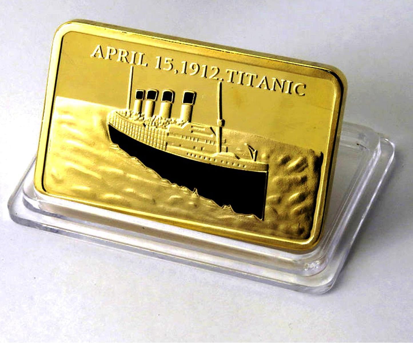 R.M.S. TITANIC 切手額装品 GOLD MINT British Royal Titanic 1912 Cruise Ship Voyage 100th