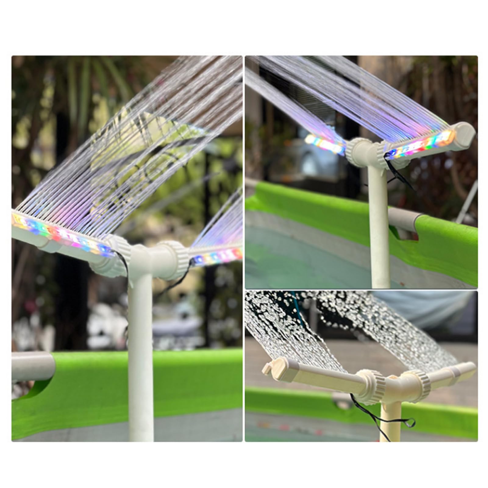 Joycome Luci Piscina Solari Fuori Terra IP68 Impermeabili Illuminazione