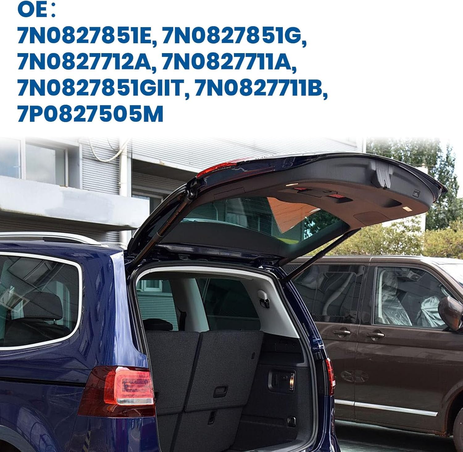 2x Heckklappe Antriebseinheit für Alhambra 710, Sharan 7N, 2 Stück, 7N0 827 851 E