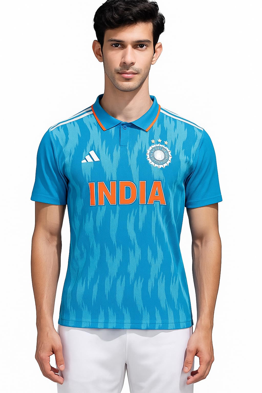 adidas Mens Official India Cricket ODI Fan Coat