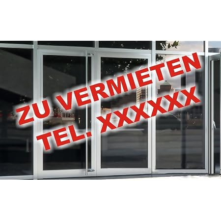„Wohnung Zu Vermieten“ Aufkleber A9 (37x52 Mm) – UV-beständig, Für Innen & Außen