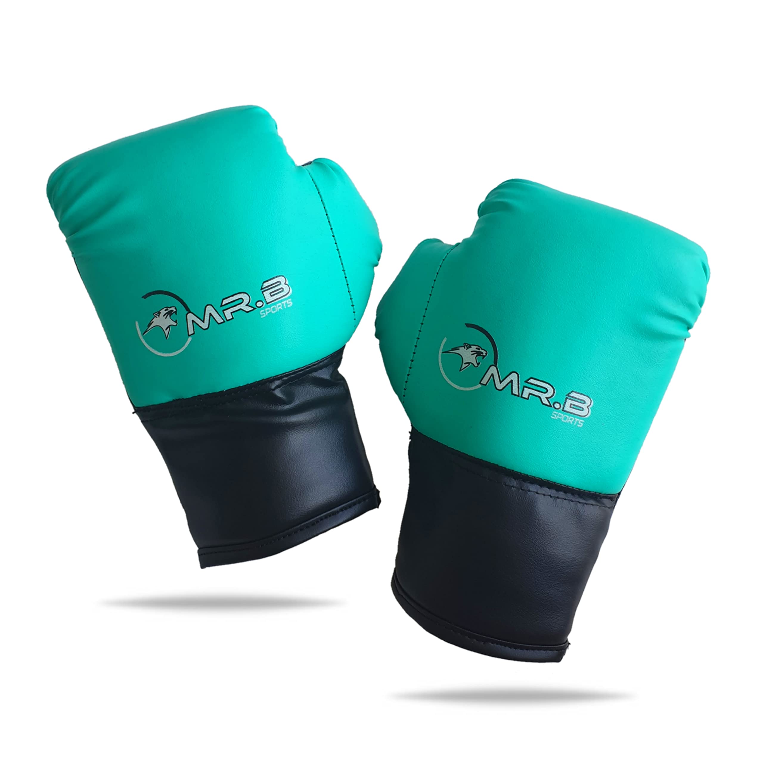MR.B SPORTS Kids Boxing kit (Filled Punching Bag, Gloves and Headgear, Age 2-9 & 7-13) Years Kid Set for Boxing and Training (C Green Age 2-9 Years) 4
