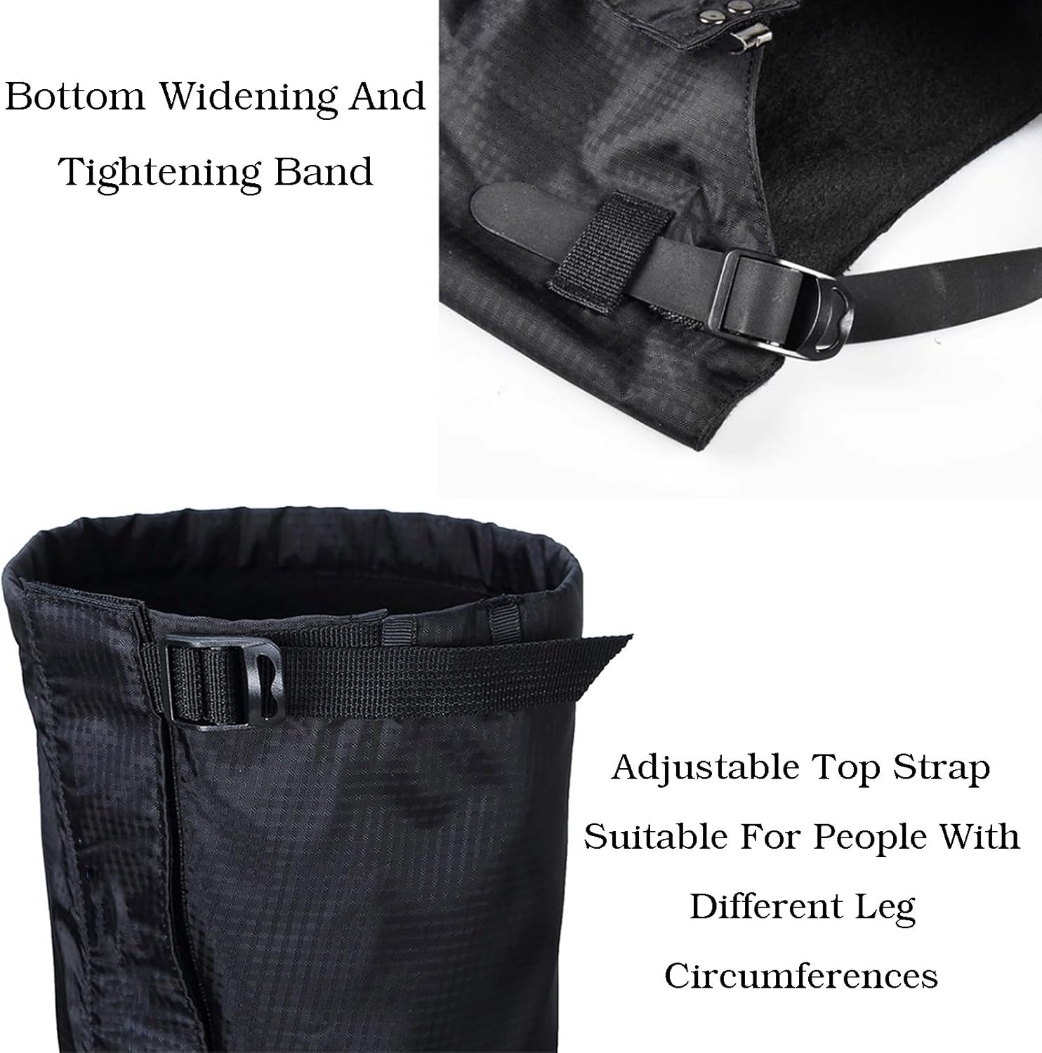 Hiking Canvas Gaiters Gators Leg Gaiter Ankle Shoes Covers for Outdoor Mountain Climbing Walking Running Backpacking